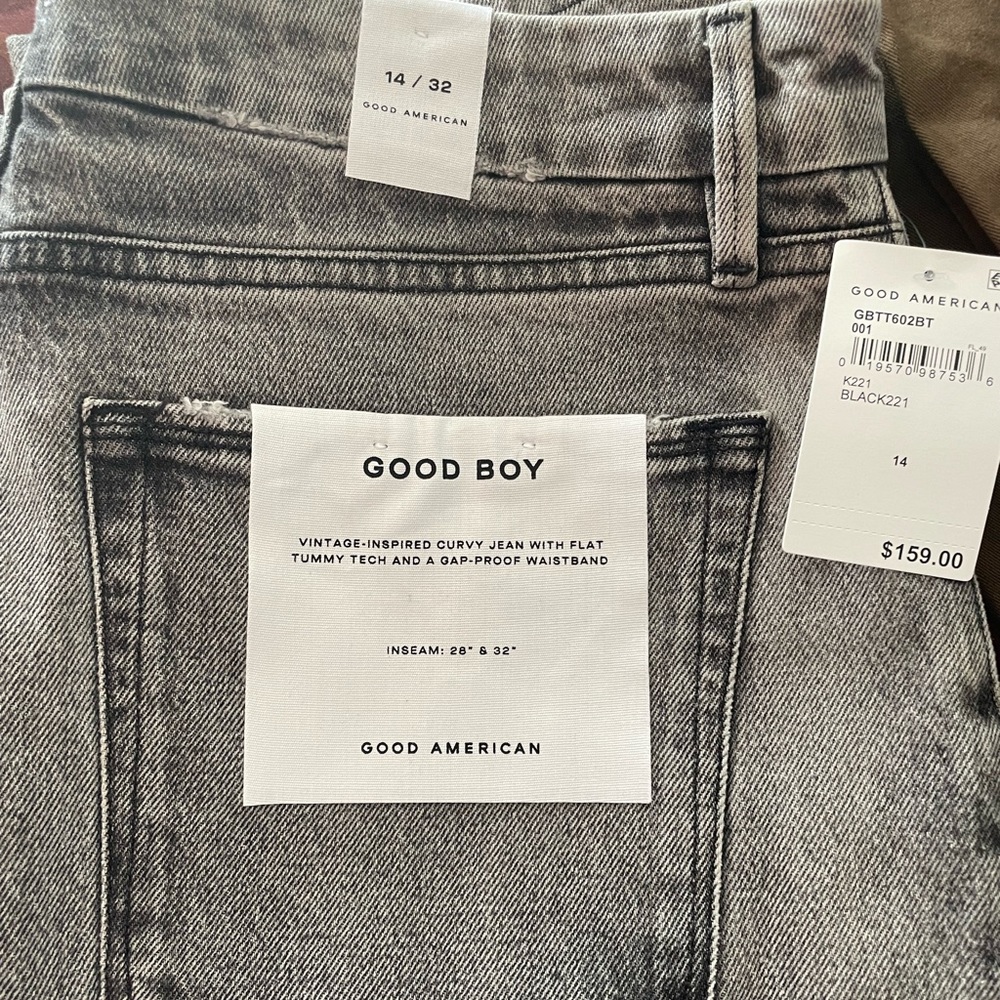 Good American “good boy” jeans